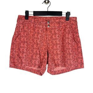 Columbia Omnishield Saturday Trail Aztec Patterned Shorts Size 6